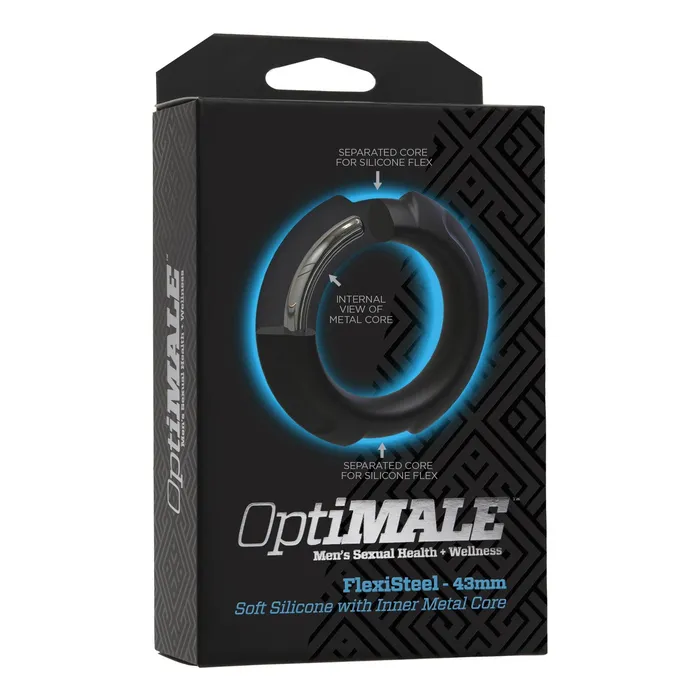 Doc Johnson Male Sex Toys OptiMale FlexiSteel Cock Ring