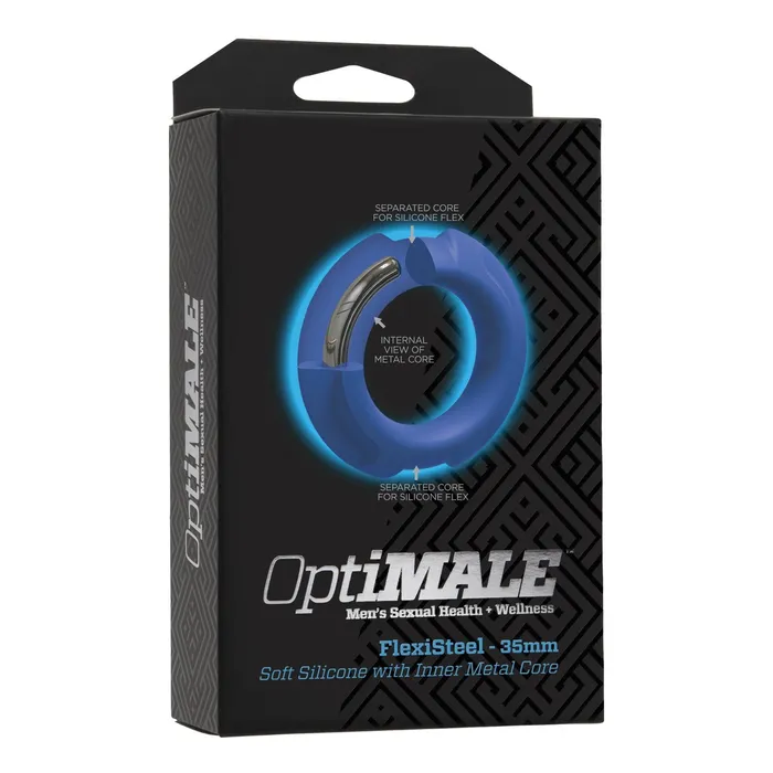 Doc Johnson Male Sex Toys OptiMale FlexiSteel Cock Ring