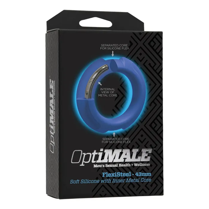 Doc Johnson Male Sex Toys OptiMale FlexiSteel Cock Ring