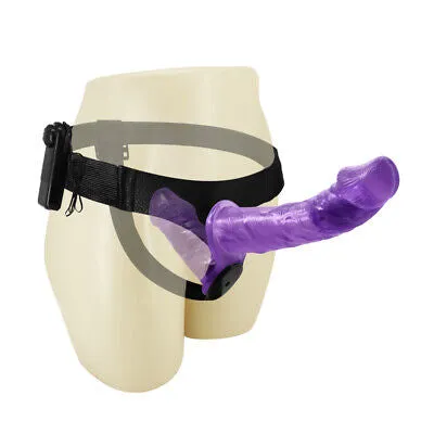Double Sided Vibrating Strap on Dildo Come Now Female Sex Toys