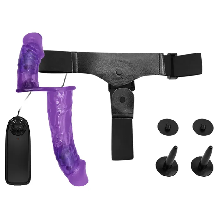 Double Sided Vibrating Strap on Dildo Come Now Female Sex Toys