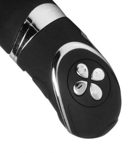 Female Sex Toys XR Brands Master Series Scepter 10 Function Vibrating Silicone Penetrator