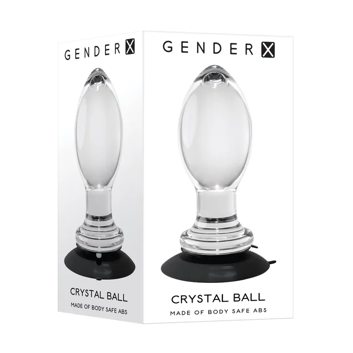 Gender X Male Sex Toys Gender X Crystal Ball Plug With Suction Cup