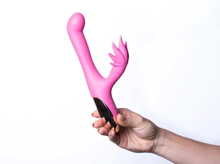 Maia Toys Vibrators Maui 420 Series Dual Motor GSpot Pot Leaf Rechargeable Vibrator Pink Maia Toys Vibrators Maui 420 Series Dual Motor GSpot Pot Leaf Rechargeable Vibrator Pink