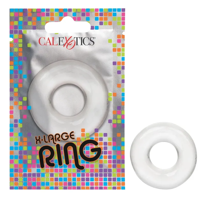Male Sex Toys CalExotics Foil Pack XLarge Ring Clear Male Sex Toys CalExotics Foil Pack XLarge Ring Clear