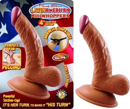 Nasstoys Latin American Mini Whoppers 4Inch Curved Dong With Balls Latin Latin Dildos Nasstoys Latin American Mini Whoppers 4Inch Curved Dong With Balls Latin Latin Dildos