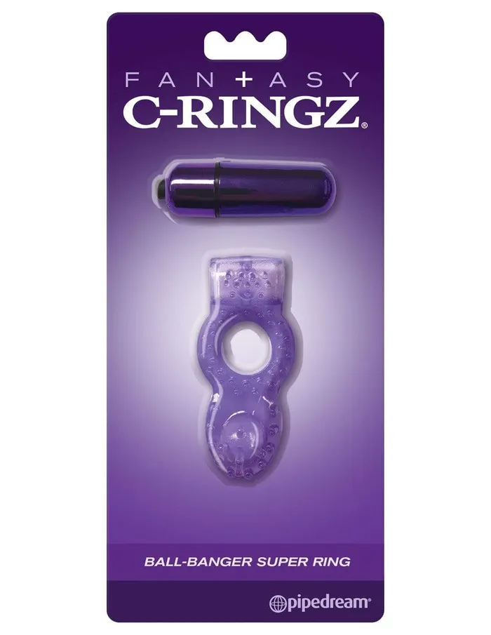 Pipedream Male Sex Toys Fantasy CRingz Vibrating Ball Banger Super Ring