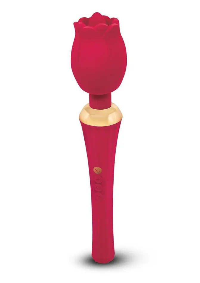 Secret Kisses Rosegasm Bouquet Rose Wand Red Vibrators Secret Kisses Rosegasm Bouquet Rose Wand Red Vibrators