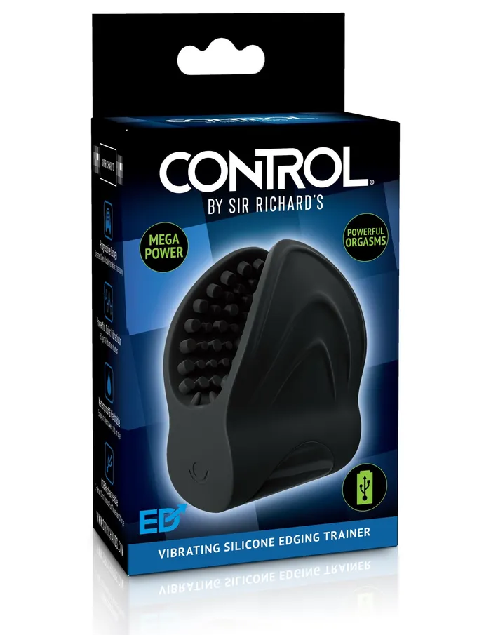 Vibrating Silicone Edger Trainer Black Sir Richards Anal Vibrating Silicone Edger Trainer Black Sir Richards Anal