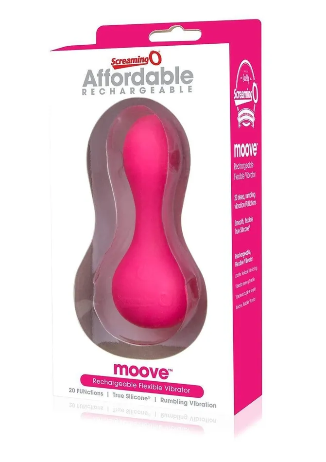 Vibrators Screaming O Affordable Rechargeable Moove Vibe Pink
