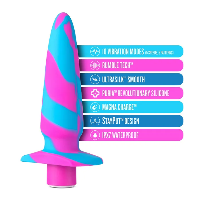 Anal Avant Avant Vibrotize Plug Fuchsia