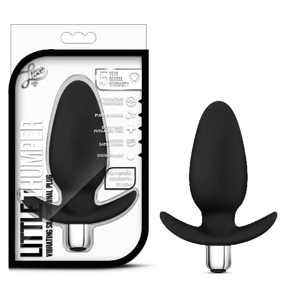 Anal Blush Luxe Little Thumper Black