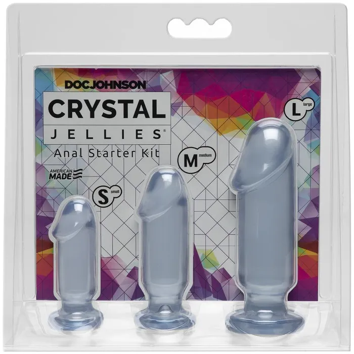Anal Starter Kit Clear Crystal Jellies Anal