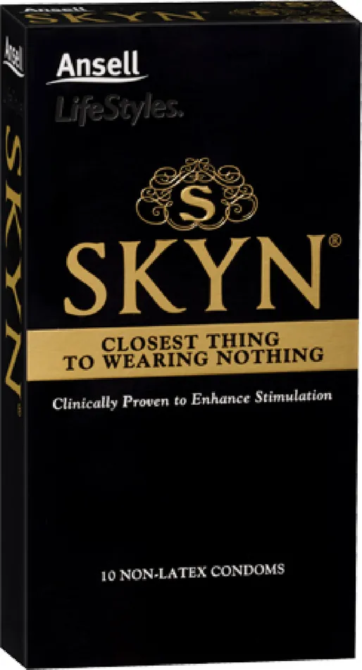 Ansell SKYN 10s Condom Sex Adult Pleasure Orgasm Female Sex Toys