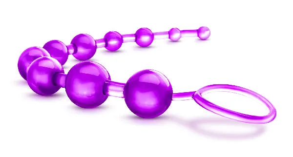 B Yours Basic Beads Purple Blush Anal