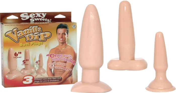Dildos Excellent Power Vanilla Dip Butt Plugs Flesh Sex Toy Adult Orgasm