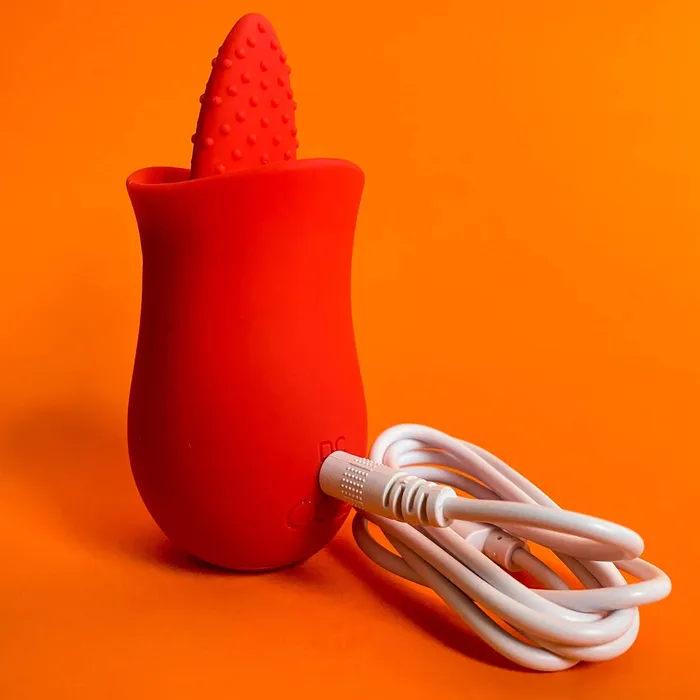 Eccentric Playroom Essentials Female Sex Toys Pleasant Tongue Vibrating Cunnilingus Massager