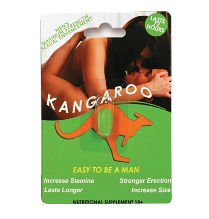Enhancers Kangaroo For Him 1 pill pack Erotica Adult Toys