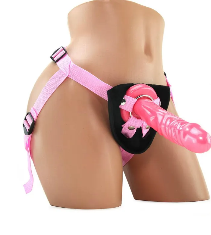 Erotica Adult Toys Female Sex Toys Shanes World Pink Harness with Stud