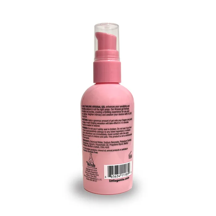 Little Genie Enhancers BLuvd Arousal Gel 4oz Little Genie Enhancers BLuvd Arousal Gel 4oz