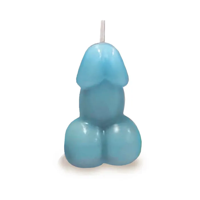 Little Genie Vibrators Edens Penis Candle Blue