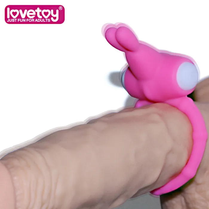 Lovetoy Male Sex Toys Power Clit Cockring Thriller BLK Lovetoy Male Sex Toys Power Clit Cockring Thriller BLK