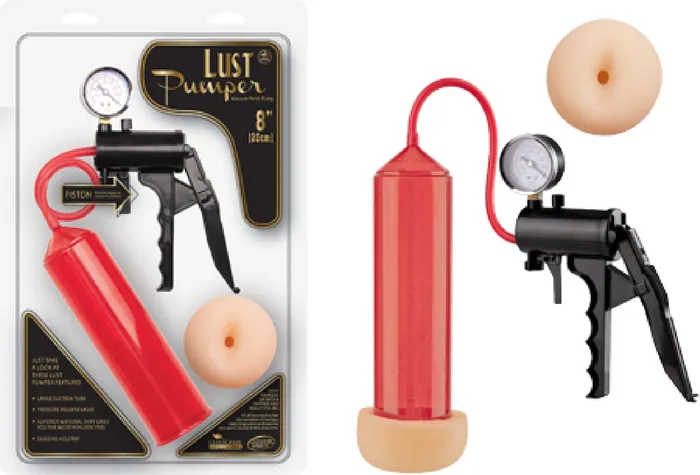Nanma Male Sex Toys Lust Pumper 8 Pump W Gauge Ass Red Sex Toy Adult Pleasure Nanma Male Sex Toys Lust Pumper 8 Pump W Gauge Ass Red Sex Toy Adult Pleasure