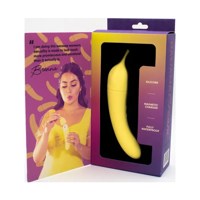 Natalies Toy Box Banana Cream Air Pulse GSpot Vibrator Vibrators
