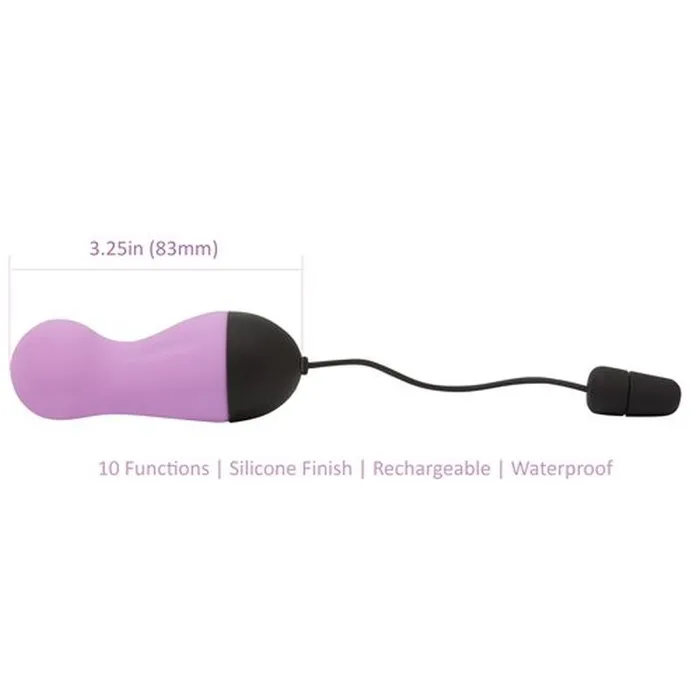 PowerBullet Female Sex Toys Remote Control Vibrating Egg Purple