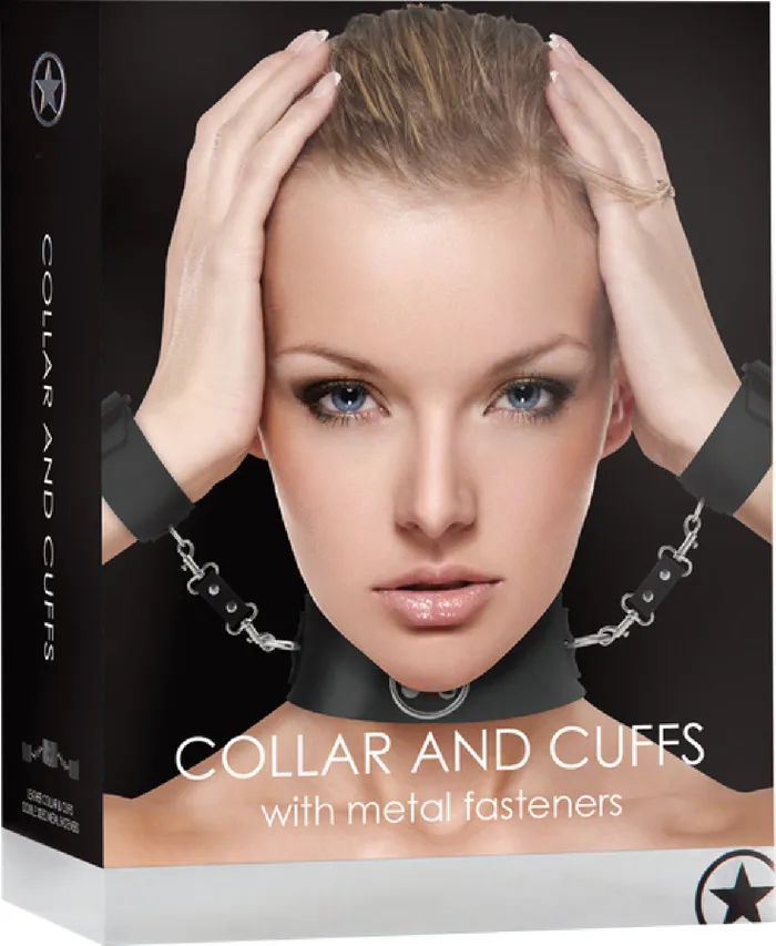 Shots Media Couples Collar With Cuffs Black Sex Toy Adult Pleasure