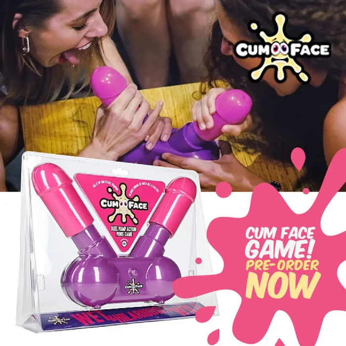 Shots Media Cum Face Duel Pump Action Penis Game Male Sex Toys