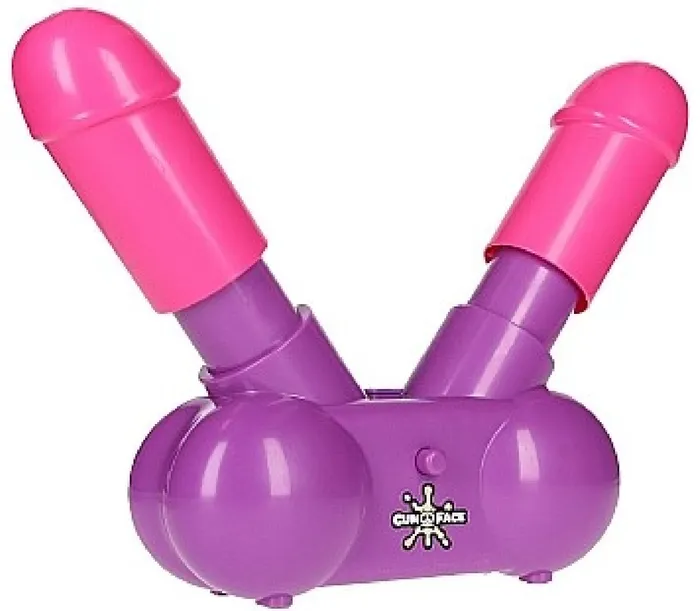 Shots Media Cum Face Duel Pump Action Penis Game Male Sex Toys