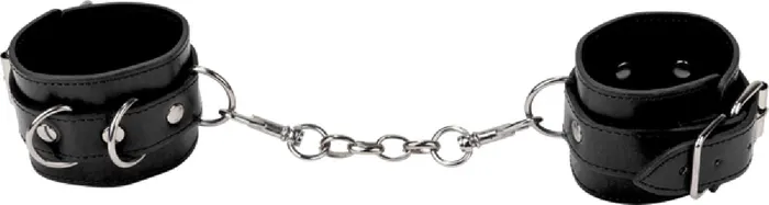 Shots Media Leather Cuffs Black Sex Toy Adult Pleasure Couples
