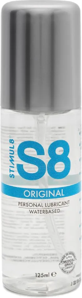 Stimul8 Female Sex Toys S8 Waterbase Lube 125ml Sex Adult Pleasure Orgasm