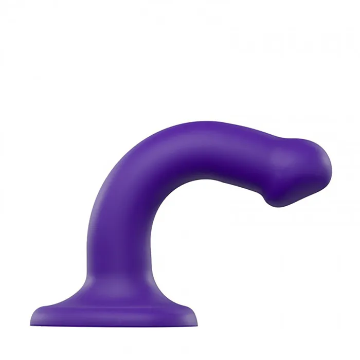 StrapOnMe StraponMe Bendable Dual Density SemiRealistic Dil Purple Female Sex Toys
