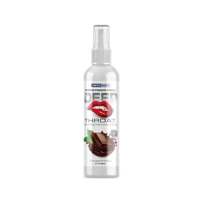 Swiss Navy Male Sex Toys Swiss Navy Chocolate Mint Deep Throat Spray 2oz59ml Swiss Navy Male Sex Toys Swiss Navy Chocolate Mint Deep Throat Spray 2oz59ml