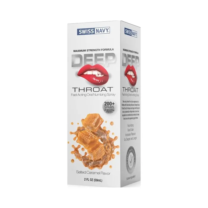 Swiss Navy Male Sex Toys Swiss Navy Chocolate Mint Deep Throat Spray 2oz59ml