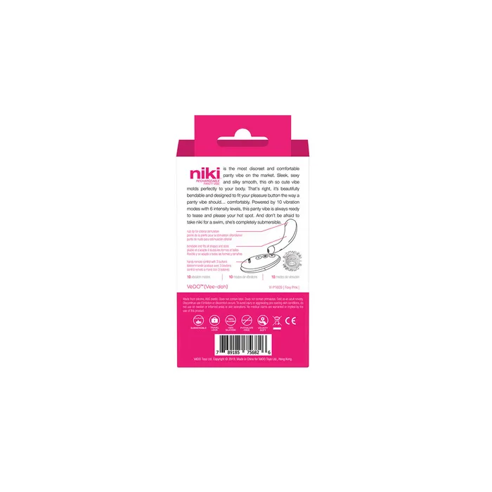 VeDO Niki Assorted Colors VeDO Vibrators VeDO Niki Assorted Colors VeDO Vibrators