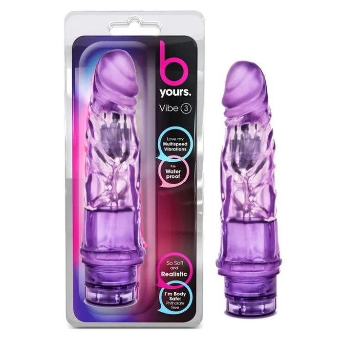 Vibrators B Yours Vibe No 3 Purple B Yours