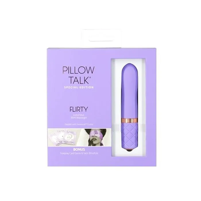 Vibrators Pillow Talk Pillow Talk Special Edition Flirty Mini Massager Purple Vibrators Pillow Talk Pillow Talk Special Edition Flirty Mini Massager Purple