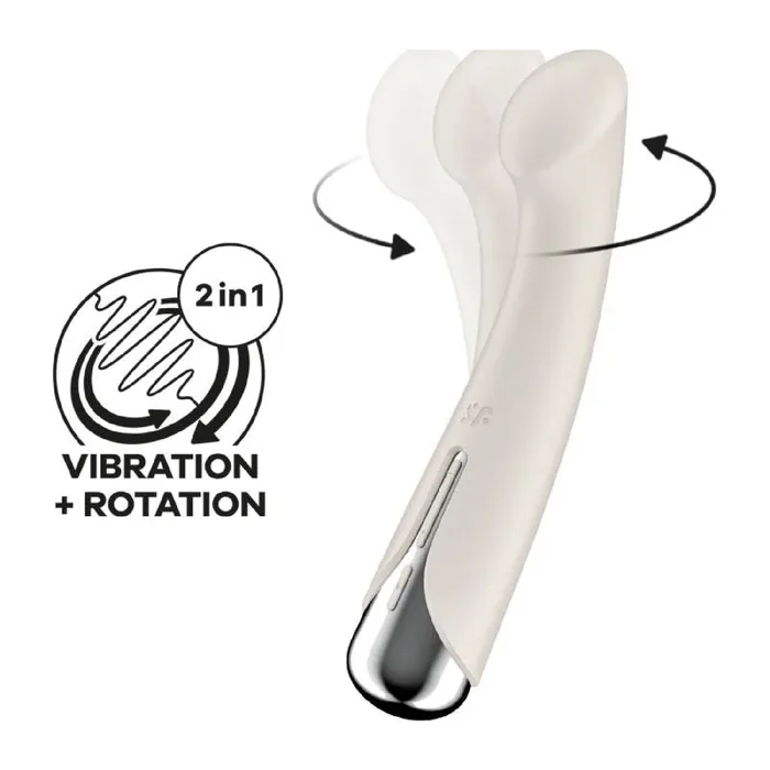 Vibrators Satisfyer Satisfyer Spinning GSpot 1 Beige