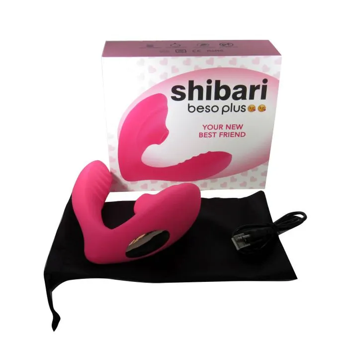 Vibrators Shibari Shibari Beso Plus GSpot and Clitoral Vibrator Pink