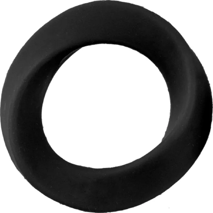 Vibrators Shots Media Infinity XL Cockring Black Sex Toy Adult Pleasure