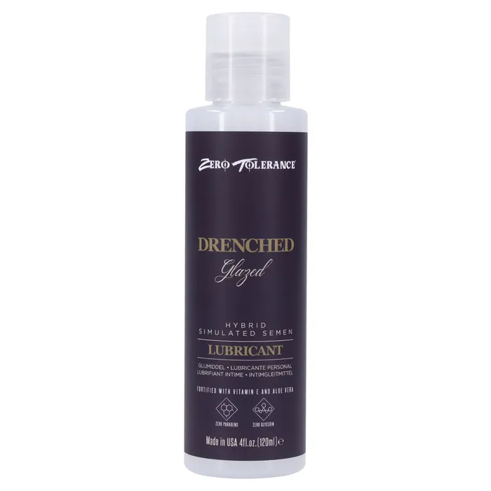Anal Zero Tolerance Zero Tolerance DRENCHED GLAZED Hybrid Cum Lubricant 120 ml Bottle
