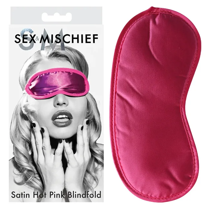 Couples Sportsheets Sex Mischief Satin Blindfold Hot Hot Blindfold