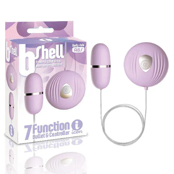 Icon Brands Female Sex Toys The 9s bShell Bullet with Remote Control