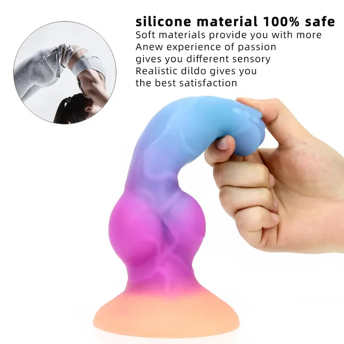 Only for Fans Toys Male Sex Toys Luminous Animals Dildos Horse Realistic Dog Dildo For Women Horse Penis Monster Dragon Anal Dildos Beautiful Women Men Sex Toys