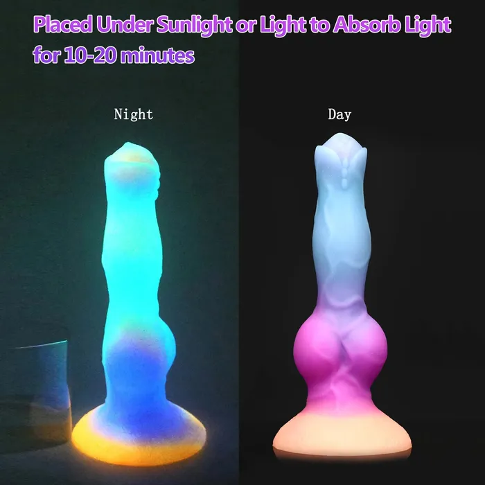 Only for Fans Toys Male Sex Toys Luminous Animals Dildos Horse Realistic Dog Dildo For Women Horse Penis Monster Dragon Anal Dildos Beautiful Women Men Sex Toys