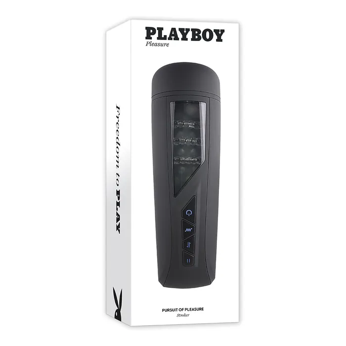Playboy Pursuit Of Pleasure Rechargeable Vibrating Beaded Stroker Playboy Male Sex Toys Playboy Pursuit Of Pleasure Rechargeable Vibrating Beaded Stroker Playboy Male Sex Toys