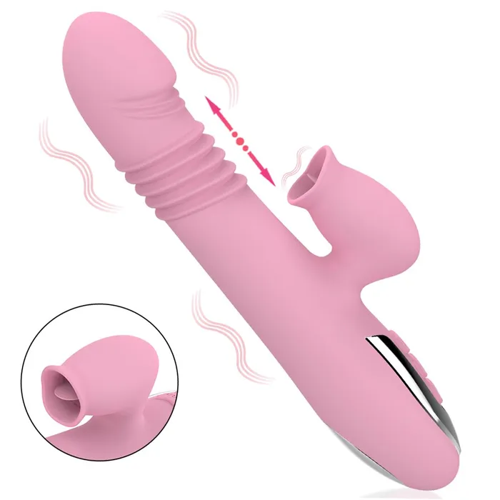 soniker Female Sex Toys Clitoral Licking Vibrator G Spot Dildo Rabbit Vibrator Waterproof Clitoris Stimulator